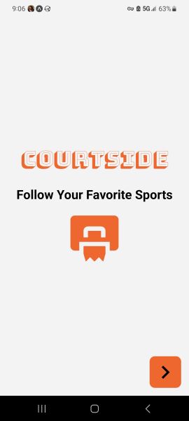 The FAB on our Sport Selection Screen