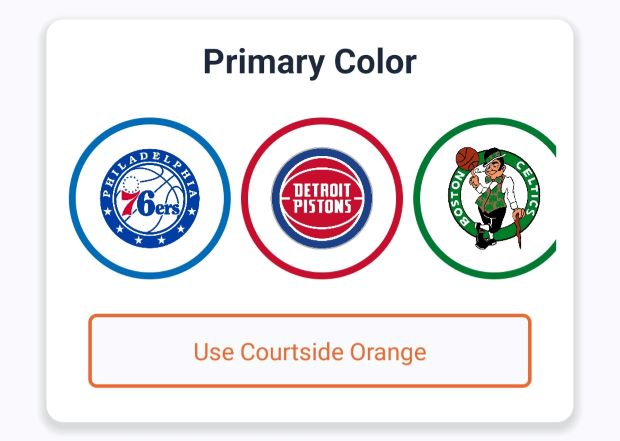 Color Selector component